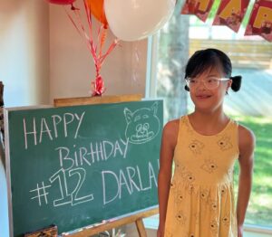 Luke Caldwell Instagram - Happy Birthday Darla #12 We love you so much and are so so proud of you 💕💕 #birthdaygirl #12 #theluckyfew #turningred #adoption #caldwellkids