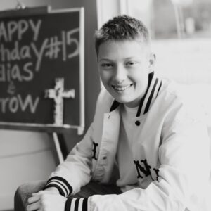Luke Caldwell Instagram - 🎂 Elias➕Arrow were both born on the exact same day 12 years apart! Elias was sad at first because he didn’t know how he would feel about sharing his birthday. Miranda and I told him he could name her if he wanted. He was excited and decided on the name Arrow saying he wanted her to have purpose and direction in her life 🥰 They have the sweetest relationship - Happy 15th Elias and Happy 3rd Arrow. You both bring so much life and joy to our family 💕 #bookends #family #brotherandsister #happybirthday #caldwellkids
