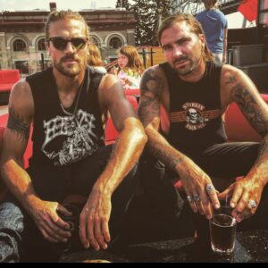 Luke Gulbranson Instagram - I’ve posted this a few years ago but #fbf with my brother @greatnortherntrendkill  the 500 mile weekend. Fuck! we rode the tires off the bikes and did the most random crazy shit for two days!!! How bout the kid in the background!? #motorcycles #supportgoodtimes #brother #chum #heavy