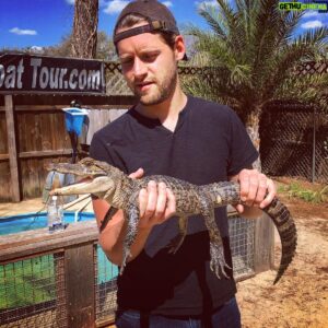 Luke Kleintank Instagram - One day he will grow to be big, but I'm just fine with his size now.  Lol