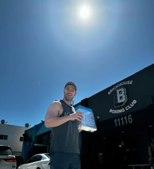 Luke Macfarlane Instagram - Could not find a pair of glasses, but some morning crafting produced my pinhole viewer, which worked out very well. Thanks box of Cheerios and tinfoil.