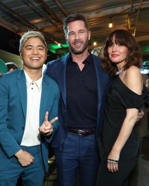 Luke Macfarlane Instagram - @sethrogen and @fullyrosebyrne are in fact exactly as cool and talented as you think they are. So excited for this new show coming May 24th on @appletv the whole cast and creative team made this such a great and happy experience. Mark your calendar first three episodes May 24. Check it out!
