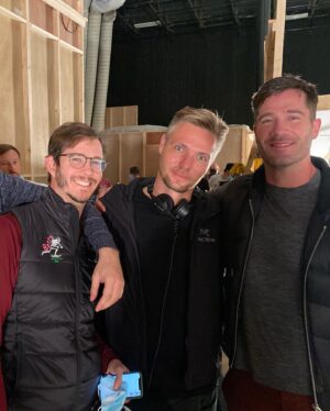 Luke Macfarlane Instagram - It takes an army to make a film. Director, Actors, Writers, PA,s, Sound, props, Wardrobe, Transpo, camera, Hair, Makeup and many many more. thank you all. Especially @billyeichner for your story, ferocious talent, support and vision. And @nicholasstoller for leading with confidence, laughter and poise; and giving the movie the ego it deserve. Happy wrap to all my #bros