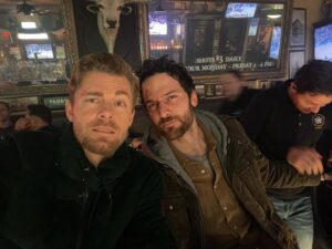 Luke Mitchell Instagram - Serious storyline, serious faces. 👊 @danieldorr_ #ChicagoMed #TONIGHT #OneChicago