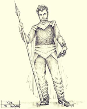 Luke Mitchell Instagram - Felt godly, won’t delete later…
Shoutout to the incredible @jennifermaydesigns 🙏 
Swipe ➡️ for original costume design sketches ⚡️#Legacies