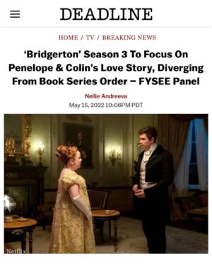 Luke Newton Instagram - Looks like the cats out of the bag! 
@bridgertonnetflix Season 3 will follow the story of Colin & Pen! See you all soon 🐝 xx