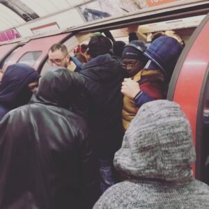 Luke Pasqualino Instagram - Apparently this is a picture of the London Underground this morning. Im utterly speechless at the levels of sheer insolence in some people... #COVIDIOTS  #STAYHOME