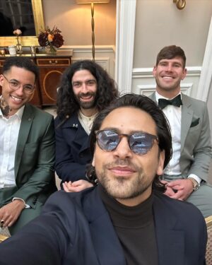 Luke Pasqualino Instagram - The other day I had the honour of witnessing two of my best friends Marco and Robyn tie the knot on their 15 year anniversary. Such a beautiful and special day shared with even more beautifully special people. Congratulations to the happy couple ❤️ 30.11.2023 x