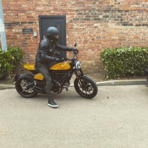 Luke Pasqualino Instagram - New Toy...No-one does it like @ducati @ducatiuk #Scrambler #FullThrottle