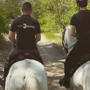 Luke Pasqualino Instagram - If you don’t wear black…you can’t ride with us 😜 perfect way to spend a couple of hours on a gloriously sunny day! Big up @laca_juhasz_ for the valiant steeds x