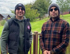 Luke Pasqualino Instagram - One from the Cornwall archives with Antony Richards...