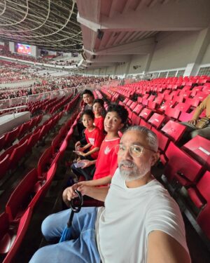 Lukman Sardi Instagram - Indonesia pasti menang 🔥🔥❤️🤍 Indonesia vs Philipines