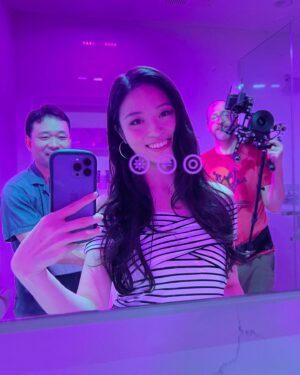 Luna Fujimoto Instagram - I come to this shower room just for making a call. Nothing else
@saemovie 

#bts #filmshoot #shootingday #featurefilm #ロサンゼルス #ハリウッド #女優