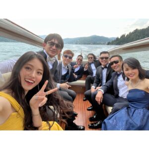 Luna Fujimoto Instagram - Thank you for including me on your special day and being such gracious hosts!! @sweetcil @donnieyenofficial 

#donnieyen #cissywang #italytravel #lakecomoitaly #lakecomoexperience #lakecomoboat