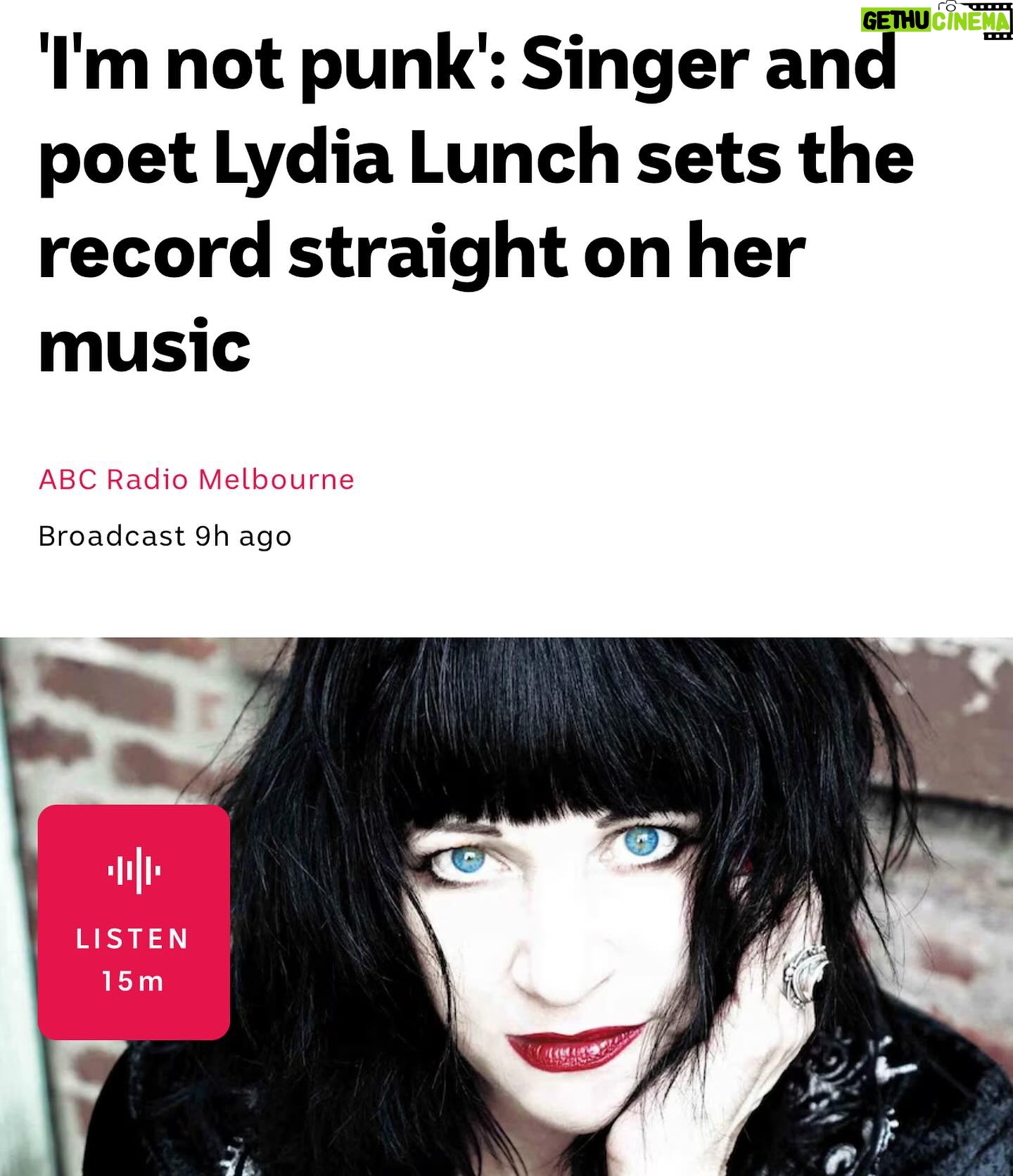 Lydia Lunch | Gethu Cinema