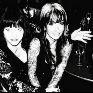Lydia Lunch Instagram - Lydia Lunch and Zoe Hansen at Belle Reve, NYC a few years back. 🖤
Photos by: Jasmine Hirst @artbyjasminehirst 

#lydialunch #zoehansen #jasminehirst