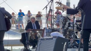 Lyle Lovett Instagram - Thanks to @journeythroughsong for having the Almost Acoustic Group and me back on Cayamo. Our tour manager, @jaysmix, took this video of the amazing Jim Cox during our set this morning. Thank you for being such wonderful audiences on the @norwegiancruiseline Pearl. We loved our stay with you.