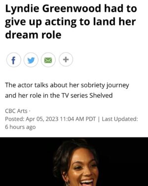 Lyndie Greenwood Instagram - We got real with this one, y’all! If you’d like to hear a little bit about my journey, have a listen. I really opened up here, and it was an absolute pleasure. 
My conversation with Tom Power is available everywhere on the Q with Tom Power podcast. Thank you for having me @cbcq ! 

#cbcq