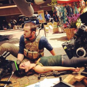Lyne Renee Instagram - Remember Rebecca from Strike Back!? I can’t believe this is 10 years ago. I was flown in from London to Cape Town to start my training with the SAS to become the Mossad agent she needed to be. What fun. I did entire sequence in a jungle wearing a little dress and cowboy boots. I fought for it as I didn’t believe she’d have time to slip back into her fatigues. Well, be careful what you ask for. What a blast, what a crew and cast! Il never forget , I learned so so much. Rebecca brought me so much. They shouldn’t have killed her off… just saying 😎 and I should’ve kept that leather jacket 🤓.
 STILL streaming @hbomax. #hbomax #stream #now #tv