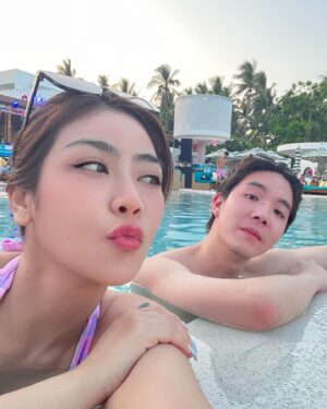 M Phurin Instagram - Happy anniversary 5  years ❤️ 
Thank you for wonderful memories together 
Thank you for still being by my side. I‘m not going anywhere. @ampangg.k ❤️