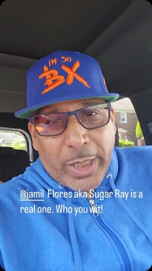 MC Sha-Rock Instagram - @jamil Flores aka Sugar Ray is a real one! Who you wit!