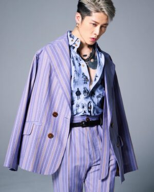 MIYAVI Instagram - Photographed by the living legend @kuri1936.official 

#VivienneWestwood
#EvolutionOfMan 
#LetterTotheEarth
#ヴィヴィアンウエストウッド
#PR

PS 
写真とは関係ないんだけど、昨日布袋先輩にお誘いしてもらってコンプレックス観てきた。日本のかっこいい男たち。日本男児、かっこいい！と思わされた。かっこいい男を見ると元気もらえるね。俺、別にそっちの気はないんだけど…(笑) 俺もイケおじ(？)目指して頑張ります。
