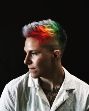 Macy Chiasson Instagram - I truly believe that I wouldn’t be where I am today if it wasn’t for me staying true to myself…. 
.
Just be YOU🏳️‍🌈
.
#nationalcomingoutday🌈  #lgbtq🌈  #lgbtpride #comingout #women #womensupportingwomen #womenempowerment #androgynous