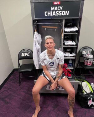Macy Chiasson Instagram - Hey Siri…. Play UFC 279
.
.
Even tho the result wasn’t what it should have been I’m still happy with my performance. Anything can happen in a blink of an eye in this game but one thing is for sure, I love the pressure, I love the lights and I love @ufc. Congratulations to @irene.aldana it was an honor to be in there with you 🙏 Thank you @mickmaynard2  and @danawhite for the opportunity to perform on the biggest stage there is. Thank you @sayifsaud @damonbjackson and @dynamitebyrdmma for being the best coaches in the world. Thank you @mfscaccia for getting my body and conditioning right and thank you @pena.performance for always taking the best care of me during camp and fight week. It takes an entire team for one person to perform. I’m grateful and I’m happy and I feel like I’m fighting better than ever. I’m living the dream and there’s only one way from here and it’s ⬆️.