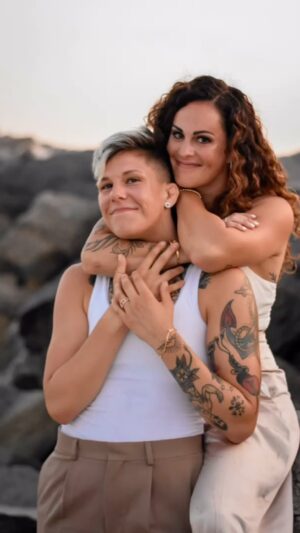 Macy Chiasson Instagram - Happy Birthday to my beautiful, intelligent, insanely talented, multifaceted and supportive wife. Thank you for being my center when I’m off balance and my motivator when in need. I love that you are always honest and direct and I value you always being authentic with whatever it is that you do. No one impresses me more than you do. 
Happy Birthday, my love.
 Love you always ❤️
.
.
#lgbtpride #pride