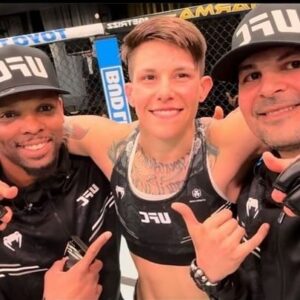 Macy Chiasson Instagram - Consistency ✅ Discipline ✅
.
Thank you to my coaches @dynamitebyrdmma @sayifsaud @mfscaccia @lor1413 @kylecrutchmer for the countless hours of mentorship and training after 18months off from the sport. We were able to show the world our true potential in the bantamweight division. Thank you @mickmaynard2 and @ufc for giving me the opportunity to showcase my skills and for always taking care of me.
Thank you to @pena.performance for always keeping me on point in and out of camp and @shereaps and @hlchiasson22 for always being such important women in my life. 
.
The job isn’t done. I am not satisfied until I’ve reached what I’ve set out for.
.
#ufc #mma #wmma #boxing #jiujitsu #bjj #fitness @fighting #fight #discipline #dedication #consistency