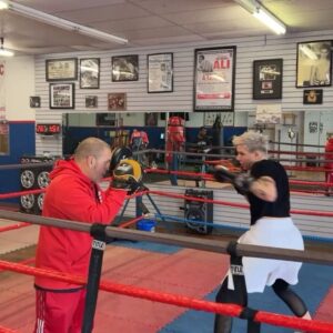 Macy Chiasson Instagram - Getting that work in with Coach D @duqueestradasboxingacademy_  during the holidays 👊💪💀.
-Post sparring with @nola_boxer504 feels good to be home ❤️
.
.
#nola #louisiana #mma #boxing #neworleans #504 #cuba #wmma #fitness #women #woman #box #rival
