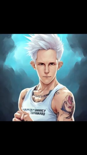 Macy Chiasson Instagram - About to Goku tf out of my hair now 🤩
#lensa #ufc #anime #marvel #captainmarvel #marveluniverse #marvelstudios #avatar #mma #fitness #boxing #boxingtraining #hair #shorthair #goku