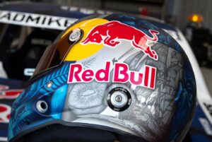 Mad Mike Instagram - Wild that I’ve had this helmet as a trophy from @redbull for winning the @formuladjapan Championship back in 2018 and I’ve never even worn this skid lid but it’s been the pride of display for many years however today I felt it was definitely worth strapping it on for our first shakedown of our @mclaren #MADMAC on track. This lid’s art work is made up of all the things that inspire me from Japan on one side and New Zealand on the other… Clearly Bruce McLaren is forefront of it all being a true Kiwi legend so it was an epic feeling to have him ride with me today in our screaming creation of a Mclaren.

#RotaryMclaren #FlyingKiwis

📸 @graememurraynz