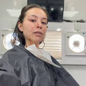 Madalyn Horcher Instagram - What did everyone think of the latest episode of @bigskyabc?? 

This incredible episode was directed by the amazing @boxerbray10! 

Shoutout to @gagemunster for making me look like Patrick Bateman from American Psycho 😂🥹🫣