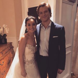 Madalyn Horcher Instagram - Tune into @macgyvercbs tonight at 8/7c on CBS!! Had an amazing time shooting this episode! Thank you @ayouabian for making my tv wedding so beautiful...and then ruining it with all the drama 😂 @lucastill @themereaton