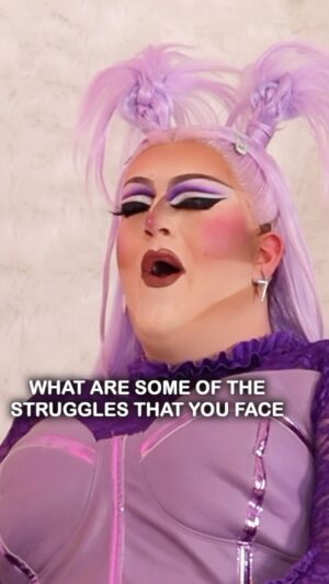 Maddy Morphosis Instagram - New episode w/ @lawrencechaney on YT! (Link in bio) 💜 #GiveItToMeStraight #GITMS #dragrace #rupaulsdragrace #maddymorphosis #lawrencechaney