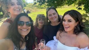 Madeleine Sami Instagram - Best time with pals/new pals/frenemies/new frenemies at the nuptials/NYE of the year! (So far) thanks @imlauradaniel and @josephmoore1 4 being such great hosts and general dreamy love boats! 🥹❤️🛥️ the last slide is the fun, fighting, fitness spirit @brynleystent and I will be bringing into 2023! Happy new year bb’s!!! ⛰️ 🥊💪🏾