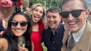 Madeleine Sami Instagram - Best time with pals/new pals/frenemies/new frenemies at the nuptials/NYE of the year! (So far) thanks @imlauradaniel and @josephmoore1 4 being such great hosts and general dreamy love boats! 🥹❤️🛥️ the last slide is the fun, fighting, fitness spirit @brynleystent and I will be bringing into 2023! Happy new year bb’s!!! ⛰️ 🥊💪🏾