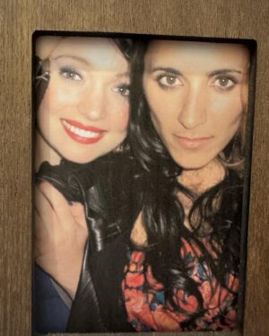 Madeleine Sami Instagram - Another ep of #doubleparked is up tonight 830 on @threenewzealand and if you’re all caught up the intense penultimate ep7 is also available online. This is a quick appreciation post for my co star, the incomparable  @antonia_prebble 🥹 Fun fact: We’ve barely worked together before but Toni and I have been frenz for 15  years and some of the photos art dept used are from our actual real life hangs haha. Weird to discover just how good of an actor you are on this shoot bb but my god you are one of nz’s finest. I feel like I levelled up acting across from you. ‘Twas a real buzz. Love you Toni babes! 🥰💕 #flixonase #nat4steph4ever