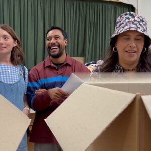 Madeleine Sami Instagram - Guyzzzz. I been busy yo!!! Earlier this year I had truly one of the loveliest experiences of my career getting to direct and act in this beautiful little show #doubleparked created by @chrisparker11 and @alicesnedden and written by @chrisparker11 ‘Twas a real labour of love for our exceptional lil cast and crew and I wanna thank everyone and especially Chris for trusting me with both roles. You are truly the best collaborator Chris. This show really got me through a time personally and I can’t thank you enough for supporting me in all the ways. To our crew who worked their arses off through floods and cyclones and more floods thank you for all of your hard mahi and love. It all shows up there on screen. To my amazing cast @antonia_prebble @kuraforrester @dominthecorner Jesus Christ you are exquisite. Cannot wait for the world to hang out in our flat. Special Thanks to Bron, Cam and the team @kevinandco_nz for bringing this special lil gay story to the screen 😊 🌈 🤰🏾 ❤️ 🫄🏻

Check out #DoubleParked, Starts Thursday 8.30pm on Three, Stream first on ThreeNow @kevinandco @threenewzealand @nzonair