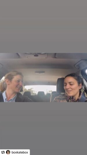 Madeleine Sami Instagram - Bts shenanigans with @boxkatebox before shooting our last take for #deadloch 😭 ❤️ also, available for birthdays and bat mitzvahs! 😂