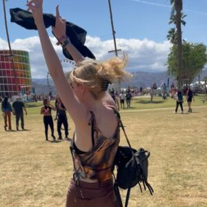 Madisen Beaty Instagram - First Coachella was a euphoric experience. I love live music so very much & have missed it so dearly the past two years. Good music. Good friends. 

Some highlights in no order:
•danced nonstop with my best friend & Coachella queen @littleluna (& repped Little Luna with my bandana)
•went crazy at @whippedcream set
• @disclosure 
•finally saw @prncesscool perform with Carly Rae Jepsen 
• @girlinred 
•everything at @thedolab (dancing on stage, the açaí bowls, @ivylab etc)
•spontaneously crying happy tears (see dump^) 
•met up with so many friends 
•lucked out with the best Airbnb crew
•the incredible production @stromae show
•didn’t want to leave but was too exhausted to do another day anyhow