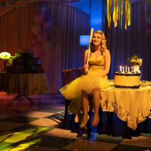 Madison Thompson Instagram - Today is a huge day for me. Episode 6 of @riseofthepinkladies just dropped. This episode is particularly special to me because it features Susan's solo musical number. I wish I could go tell little Madison that all of her wildest musical theater kid dreams would actually come true. A privilege to sing on a @tranterjustin song, an actor's dream to have such a unique character and arc thanks to @annabeloakes and our beautiful writers room (especially @dannncing ), @smawkins for making me feel like the superstar combo of madonna meets grace kelly, and words cannot describe the gratitude and love I have for @jamizzi ! To be a part of Jamal's directorial debut was a dream come true. He is a visionary, and leader, and the kindest person in the universe. How could anyone be nervous to perform on a stage like this when you have Jamal literally screaming and hyping you up from video village?! There are so many people that made this possible, especially our incredible crew, hair team, and @emelieqvickmakeup . So much love for my amazing scene partner @itsmarisadavila for graciously showing me the ropes. I'm in awe of her and everyone on this show. 

More Susan moments to come 💛 Keep watching, streaming, and sharing!