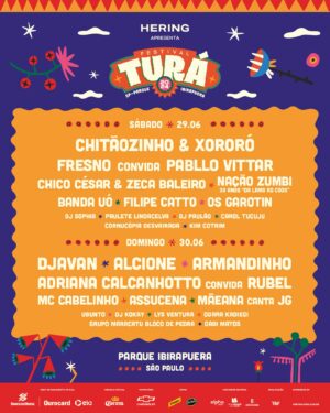 Mãeana Instagram - Mãeana canta JG no Festival Turá 2024 🥹💙

A cantora carioca chega com o repertório do seu show composto pela mistura entre as canções eternizadas pelo baiano João Gilberto e os atuais sucessos do pernambucano João Gomes. Juazeiro e Petrolina se encontram na ponte formada 
por Mãeana, resultando no que ela apelidou de “pisa nova”, a levada do Piseiro com a intenção da Bossa Nova.

🌳 Festival Turá 2024
📆 29 e 30 de junho
📍 Parque Ibirapuera, SP
🎟️ Vendas: festivaltura.com.br/sp