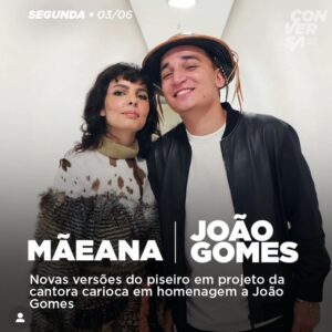 Mãeana Instagram - EITA GENTE, é hoje, só fiquei sabendo agora. sou péssima de entrevistas, libriana sou mt burra sob pressão (depois conto como me senti, só me sinto à vontade de vdd com mulheres) então estou azul de vergonha mas coisa boba PORQUE a parte musical foi TUDO!! tudo tudo tudo tudo. milagre completo entrega divina da mamãe do céu na minha vida! te amo @joaogomescantor
