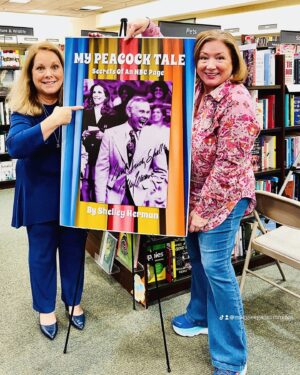 Maggie Egan Instagram - I’m so proud of my talented friend Shelley Herman who gave a great talk about her book MY PEACOCK TALE, Secrets of an NBC Page yesterday at Barnes and Noble in Westlake Village. Stories about Johnny Carson, Jimmy Stewart, Chuck Barris and so many more. It would make a great TV Show❣️