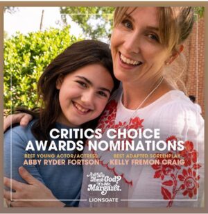 Maggie Egan Instagram - I’m so happy for @abbyryderfortson and @kellyfremoncraig for their nominations. This is such a perfect movie for young women and beyond.  It will stir up memories of “becoming a woman” and make you laugh till you cry. And such touching moments as well. #kathybates and #rachelmcadams are so wonderful too. Keep an eye on @abbyryderfortson because she’s a rising star. And boy do I love @kellyfremoncraig  These are people I’d love to work with. Congratulations all and to producer #jameslbrooks❣️ Love that man❣️