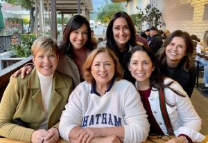 Maggie Egan Instagram - The Mubs! A group of friends whose daughters went to grammar school together and are still dear friends. They call themselves The Subs. “S” for the school they went to so since we are their moms we got named “The Mubs.” Beautiful, smart, funny, caring women. April was my month for being taken out for appetizers to celebrate my birthday. My thanks to my dear friends for the appetizers, the cards, the gifts and their company. It was such a joy to be with them. 
@yadicoto @denise_ferrone @cyndiex @anitawilson @loritolcher