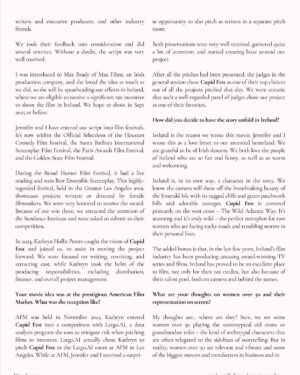 Maggie Egan Instagram - I was so happy to be asked for an interview for the wonderful publication in town, The Heart Of Hollywood Magazine about our screenplay “Cupid Fest,” which I co-wrote with Jennifer Jacobs. Then about 9 months ago Kathryn Hollis Peters caught the vision of our movie and came on as a producer. The article outlines our journey. It’s a good thing I’m enjoying the journey because it takes tenacity to keep at it. But we all believe in this movie which tells the story of two Irish American sisters of a certain age, let’s call them “Queenagers,” who’ve been bloodied on the battlefield of love and decide to head to Ireland to cure what ails them. Along the way they learn to be the heroes of their own coming of age story and show us all that the heart doesn’t know how old it is because you can fall in love at any age❣️

Please help us build a following by visiting and liking our Facebook page: Cupid Fest Film. ❤️🎥❤️

SLAINTE❣️ ❤️🍻❤️
