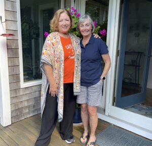 Maggie Egan Instagram - We ended our stay on the cape with breakfast at Willow Pasley and her husband Jim. Fresh blueberry muffins, yogurt and fresh fruit plus a sandwich to go for the ride to Upstate NY. Thank you both. That was so thoughtful and so yummy. See you next time we come to the Cape.